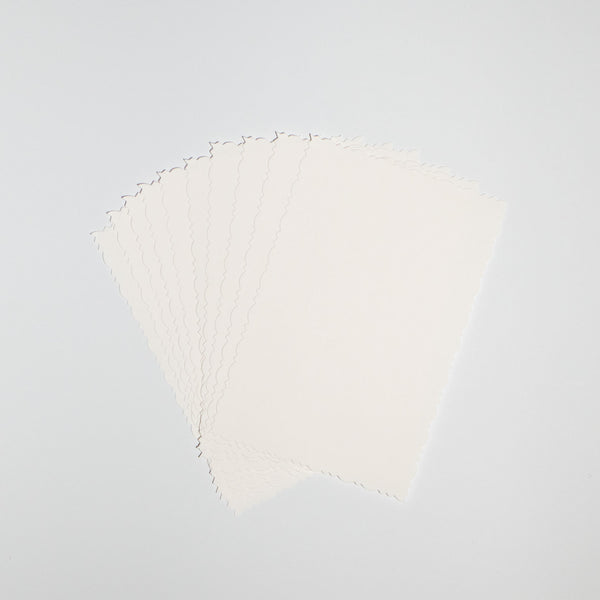 White Edged Papers 250gsm