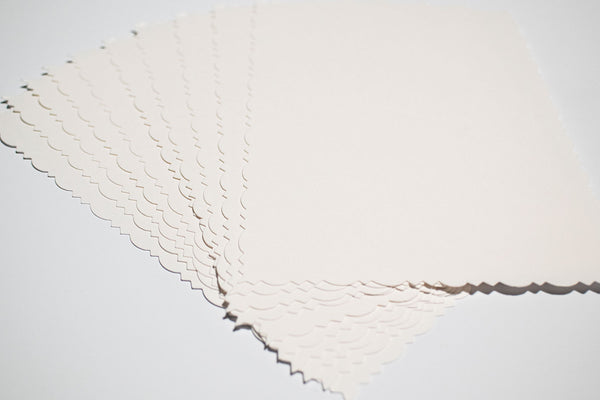 White Edged Papers 250gsm