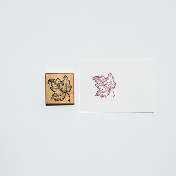 Mounted Wooden Stamp - Maple Leaf F2781